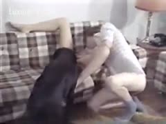 Filthy lovers had a dog fuckfest.